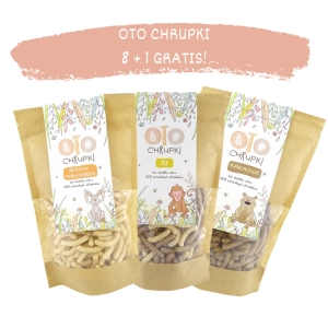 Zestaw OTO Chrupki (pałeczki) 8 + 1 gratis! 